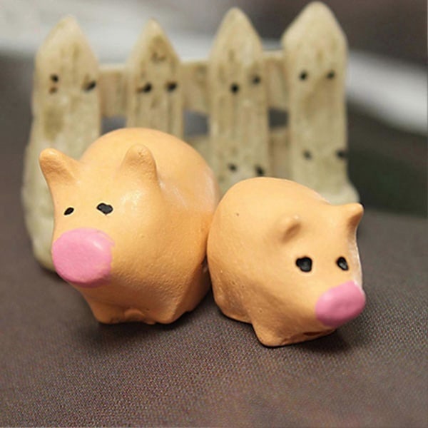 3 stk./sæt Anime Figur Høj Simulation Dekorativ Mini Action Figur DIY Tilbehør til Have 3