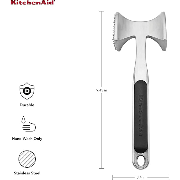 Svart KitchenAid Gourmet Köttmörningsverktyg One Size