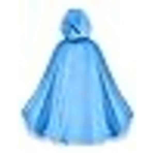 ##/Blå festprinsessakappa (passar för längd 130cm)##/