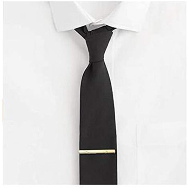 Mænds slipsklips i rustfrit stål (guld) Minimalistisk slipsklips