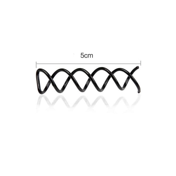 ##/36 stycken hårspännen Spiralhårnål Spiralhårnål DIY Hårstyling (Svart)##/