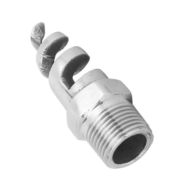 Spiraldyse SPJT 316L Rustfrit Stål Han Gevind Anti-tilstopning Vandingsudstyr (G3/8 DN10)