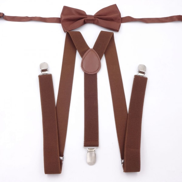 #Suspenders unisex olkaimet ja rusetti vakaa ja kiinteä#