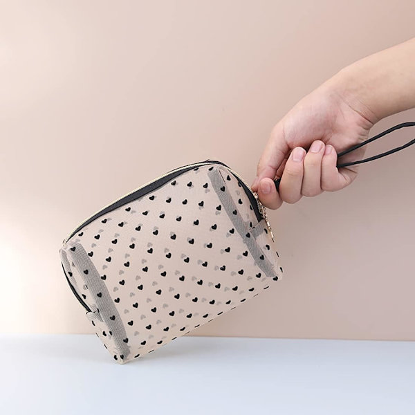 Sæt med 2 Makeup Toilettasker/Lommer