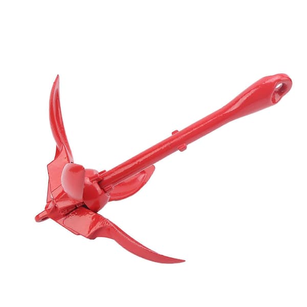 1,5 kg Foldbar Grapnel Anker Rustfrit Stål Hardware til Båd Yacht Flåder Kanoer Kajakker