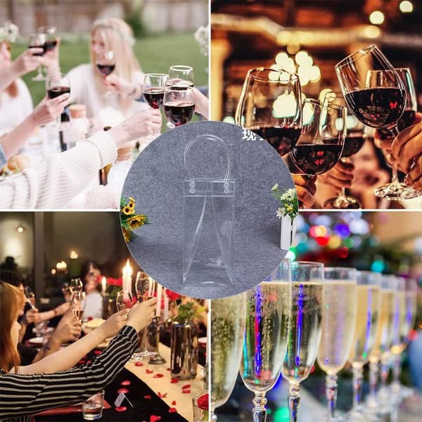 ##/6 Isolerande väskor för champagne, öl eller vin, läckagesäkra, tillverkade av##/