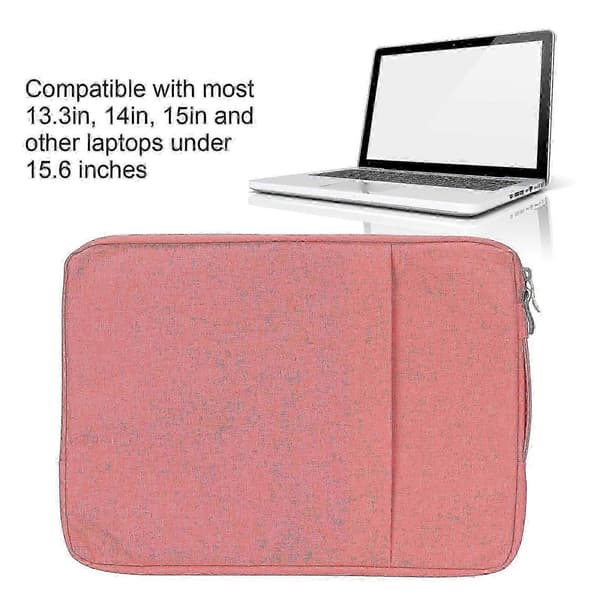 Laptop Sleeve 15,6\" Dobbeltlagsdesign Polyester Laptop Taske