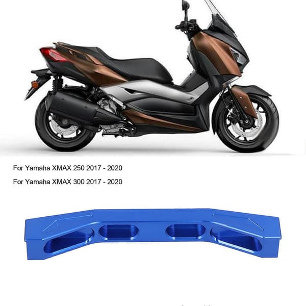 Motorcykel Stötdämparfäste Framgaffel Fjädring Mount för Yamaha XMAX 300 2017?2020 Blå