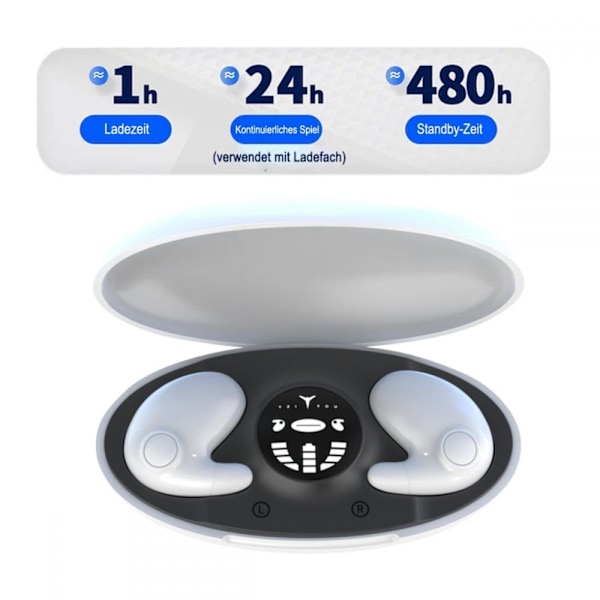 ##/UniSleep-kuulokkeet, korvan sisäiset, äänenvaimennus, valkoiset, Bluetooth##/