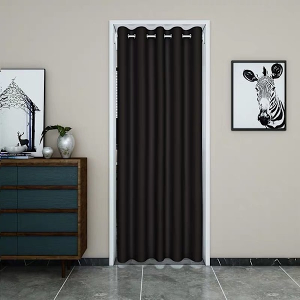 ##/Dörrgardin mörkläggningsgardin termiskt isolerad 90x200cm##/