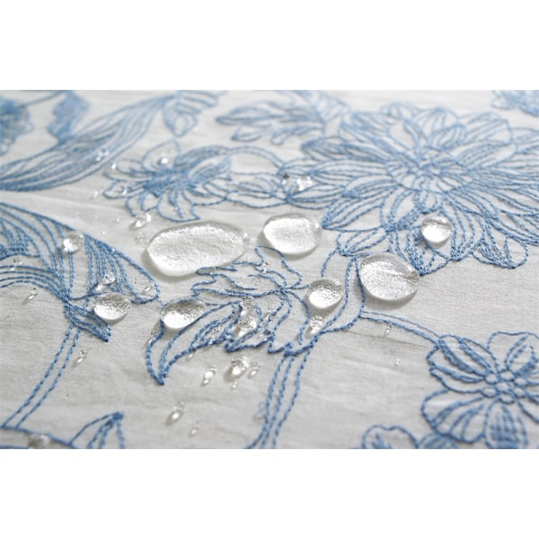 ##/Blå broderet vandtæt dug, 100X140CM##/
