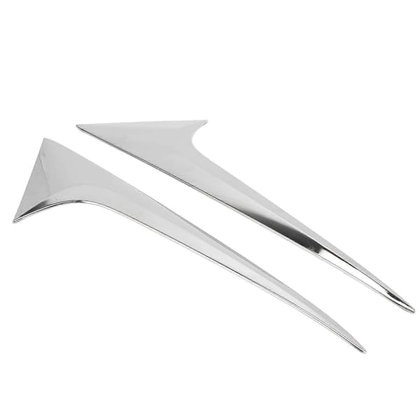 2 stk./sæt Bagrude Sidespoiler Vinge Splitter Trim ABS Krom Erstatning til Mazda CX?30 2020?2021