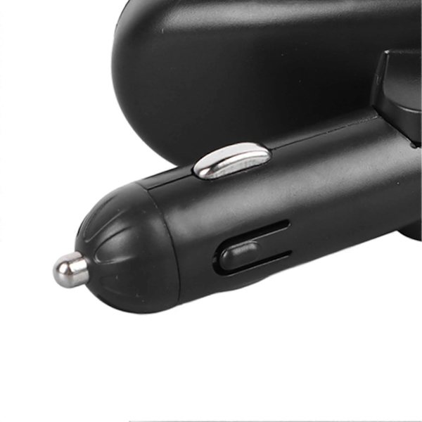 USB Billader Stor Skjerm Dobbel USB-Port Hurtiglading Håndsfritelefon FM-sender Bluetooth MP3