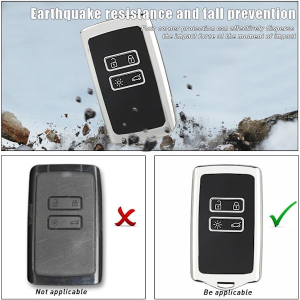 /#/Pack de clés de voiture compatible avec les boutons Dongfeng Rena/#/