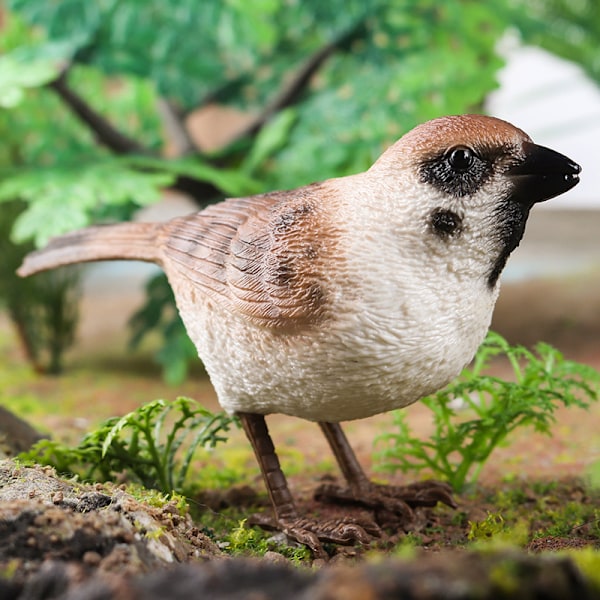 ##/Carvade och målade fågel- och ankskulpturer, prydnadsföremål##/
