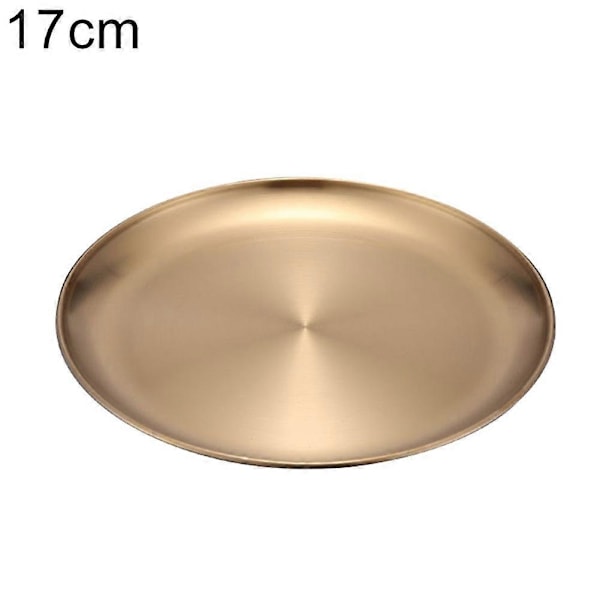 14/17/20/23/26cm Pyöreä Ruokalautanen Astiasto Liha Jälkiruoka Pizza-astia Hedelmävati 17cm