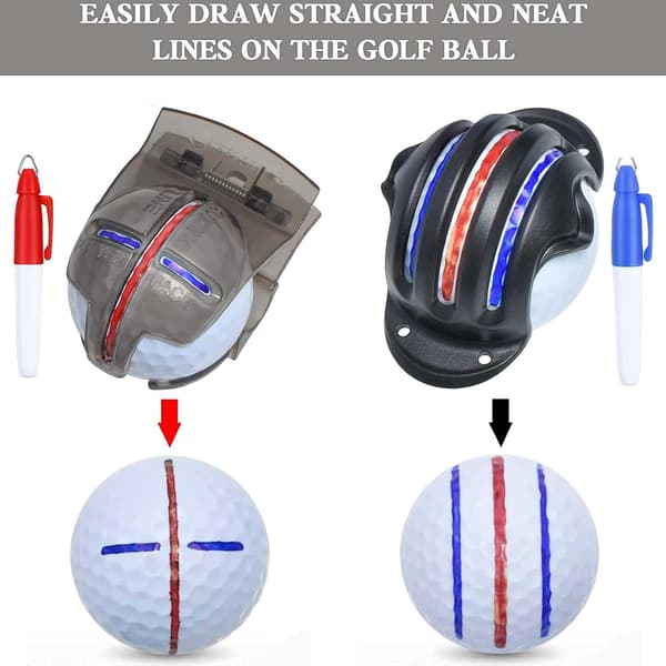 ##/Golfboll Linje Mall Markering Mall Ritning Markering Justering Pu##/