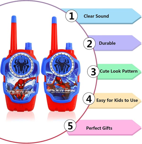 2 stycken Walkie Talkie, Barn Walkie Talkie, Barn Kommunikationsspel