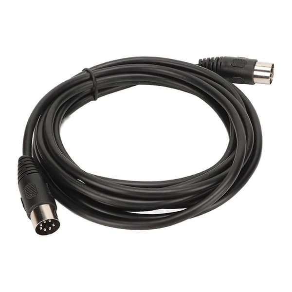 7-pin DIN-kabel han til han, plug and play, stort DIN-forlængerkabel til computere, medicinsk udstyr, 3 meter