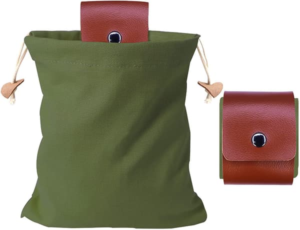 Plockväska, Vikbar Bushcraft-Väska, Vaxad Canvas P