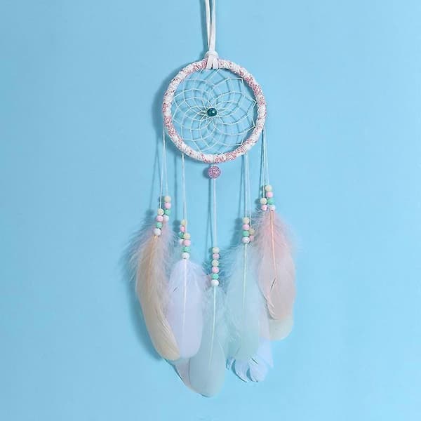 Drømmefanger Grid Design LED Lys Vegg Anheng Hengende Drømmefanger for Soverom A