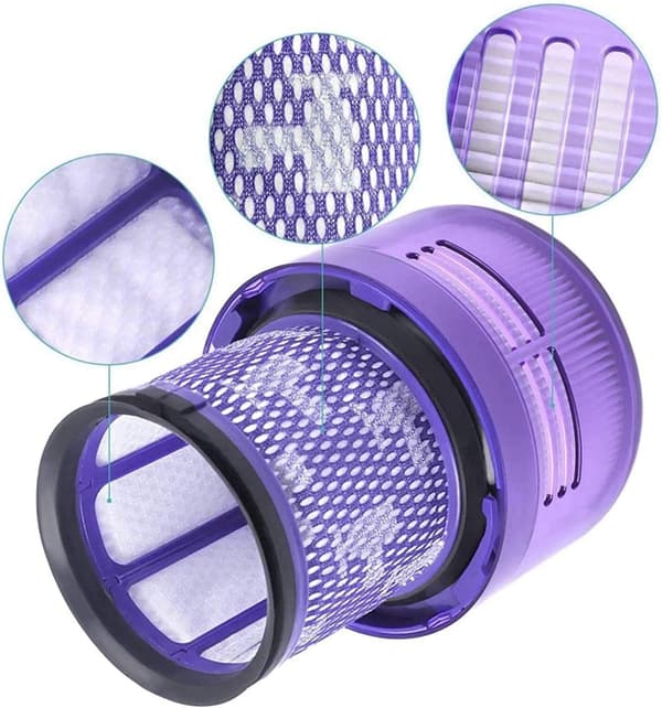 Pakke med 2 vaskbare filtre for Dyson V11 SV14-serien støvsuger