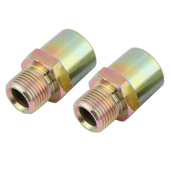 M20 x 1.5 Aluminium Olie Filter Køler Sandwich Plade Adapter 1/8 NPT Olie Køler Kit Sølv