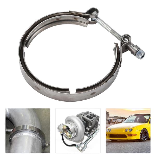 Bil Turbolader Eksos V Bånd Klemme Rustfritt Stål Erstatning for Cummins HX40 Turbo