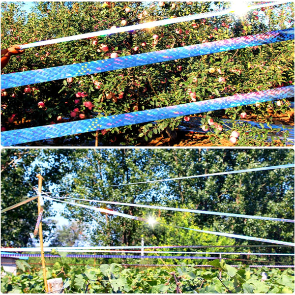 50M Due-Sided Fugleskræmmende Bånd - Pigeon Repellent Tape