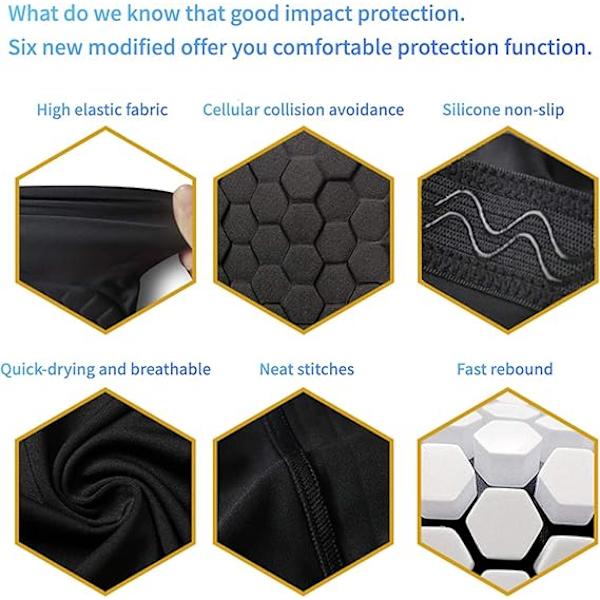 ##/Størrelse M Albuebeskyttere  Basketball Skytesleeves  Kollisjonsunngåelse Hex Polstret Albue##/