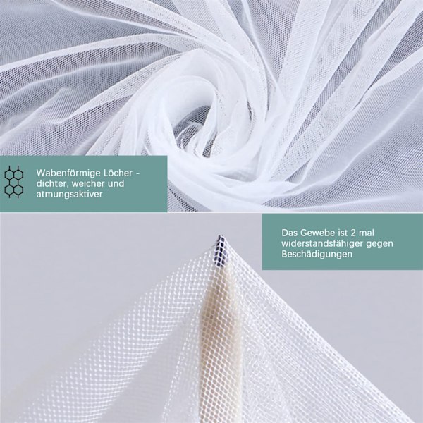 ##/Myggnät, 180*200*150cm, dubbel dragkedja##/