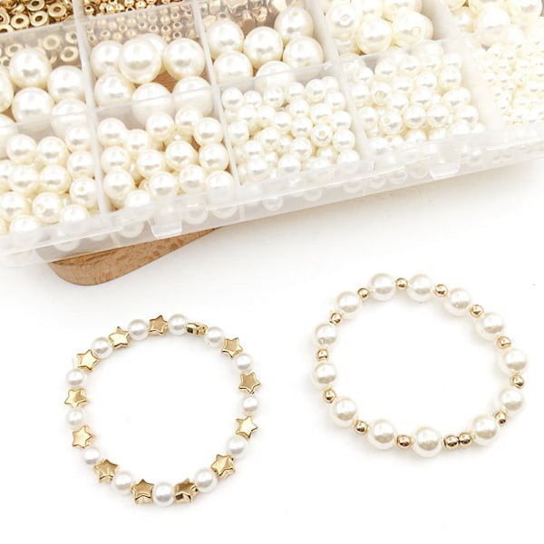 ##/720 imitationspärlor set DIY armband##/