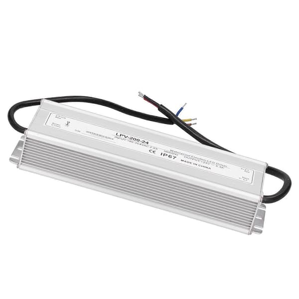 BERM LED Driver Elektronisk 200W Vanntett Strømforsyning Transformator Adapter LPV-200-24 DC24V