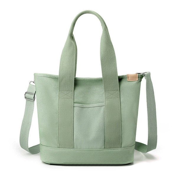 Grön Canvasväska Dam Casual Tote Handväska