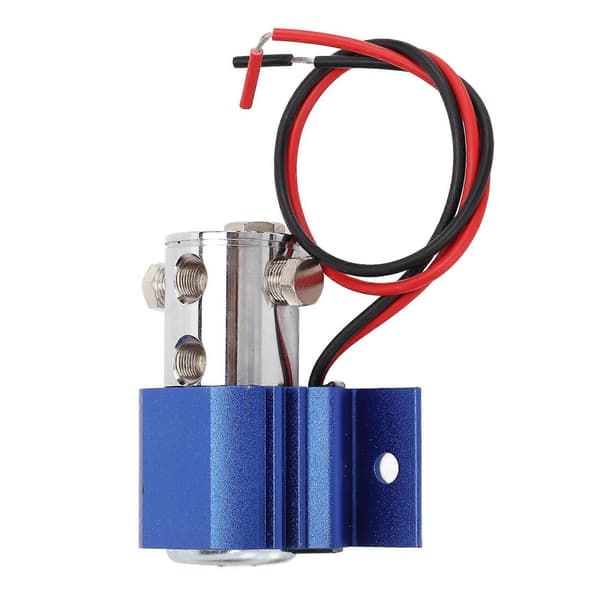 Universal Front Brake Line Lock Kit Elektrisk Rullekontrol Solenoid Hill Holder Sæt 12?24V DC Blå