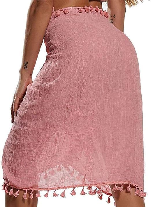Pulver Beach Wrap for Kvinner, Cover Ups og Saronger Badetøy Beach Co
