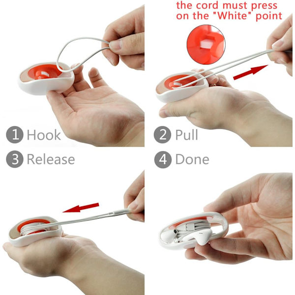 In-Ear Hörlurar Smart Förvaringsbox/Hörlurskabel Förvaring Organizer