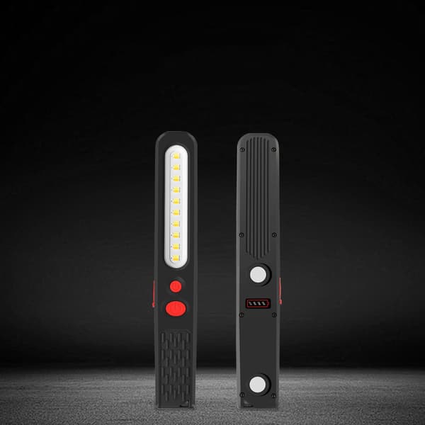 Genopladelig LED-arbejdslampe, tofarvet kombinationsinspektionslampe
