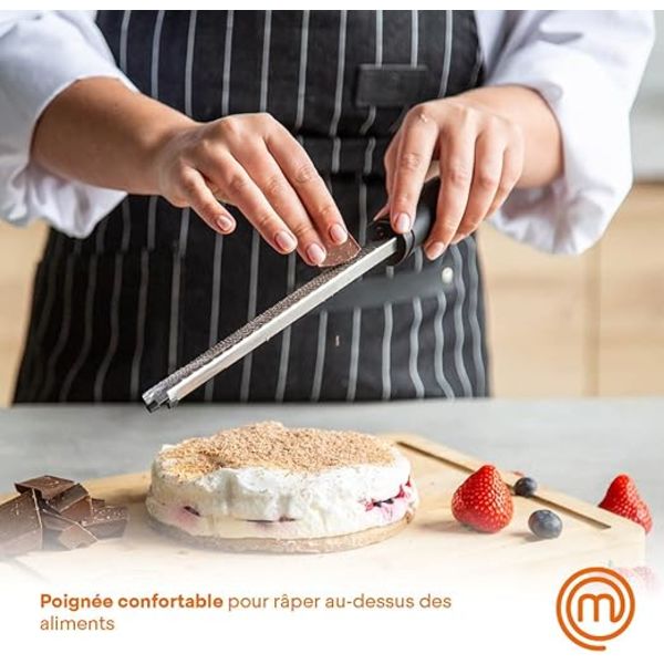 Citrus Zester & Manuel Ost Rivjern, Fin Rivjern til Parmesan, L