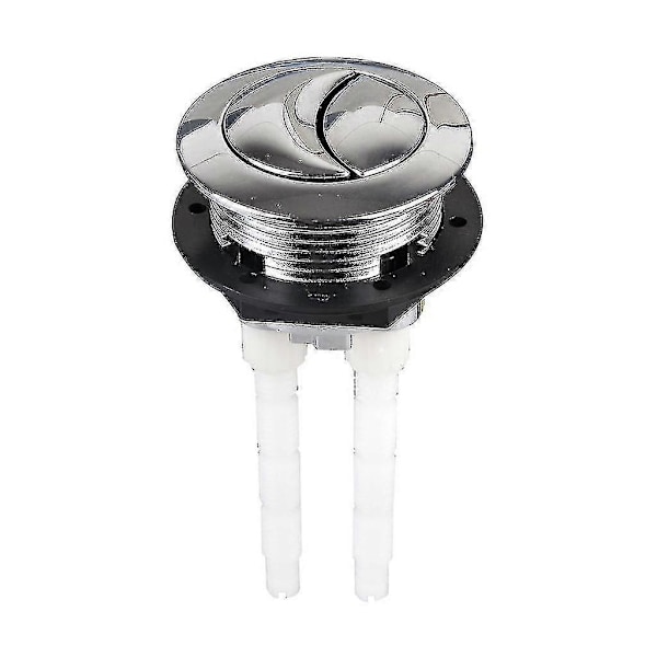 Universal Toalettknapp Enkel/dobbel Knapp Spyleventil Erstatning Passer 38mm-e