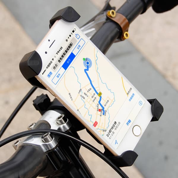 Udendørs cykel firebenet navigation mobiltelefonholder 360 d