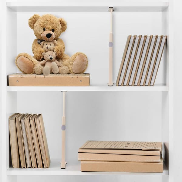 Modulaariset muoviset laatikonjakajat (2 kpl) - 37,5 x 10 cm - Expan