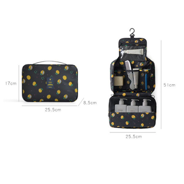 ##/1 svart toalettveske for reise##/
