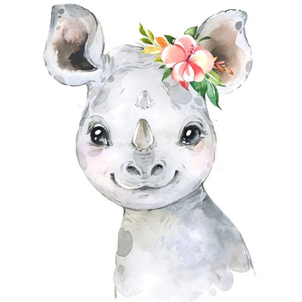 30x40cm 5D DIY Diamond Painting Full,Animaux de Dessins Animés#C,