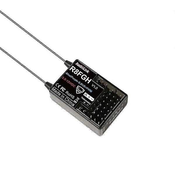 Radiolink R8FGH 2.4GHz 8CH Telemetri Gyro Modtager til RC Flyvemaskine Bil Båd Robot