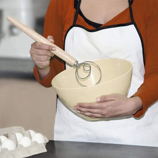 13\" Degdegvisp för Bröd, Professionell Kvalitet Dansk Degvisp, Mi