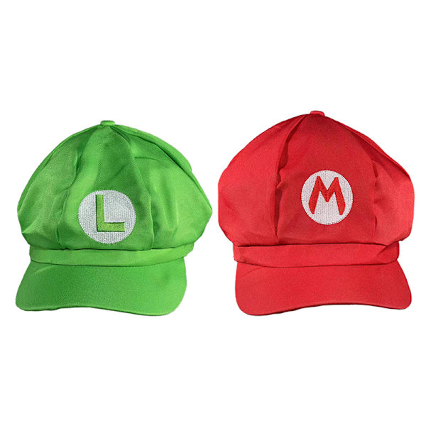 2-delat Super Mario Bros. Cosplay Kostymset