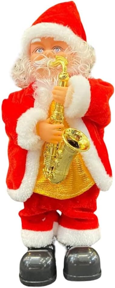 Saxofon Julemand Julemusikboks Ornament