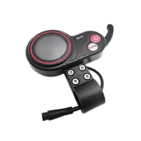 QS-S4 48V-60V Tumgas LCD-skärmmätare för Zero 8 9 10 8X 10X Elscooter 6PIN Display Tillbehör