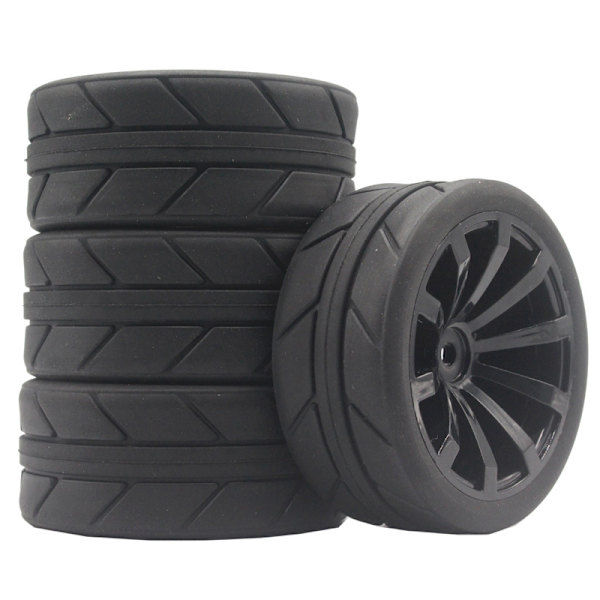 ##/4 kpl Off-Road Pyörät Universaali RC Auto Crawler Pyörät 1/10 65mm M4 RC Kaukosäädin Renkaat##/